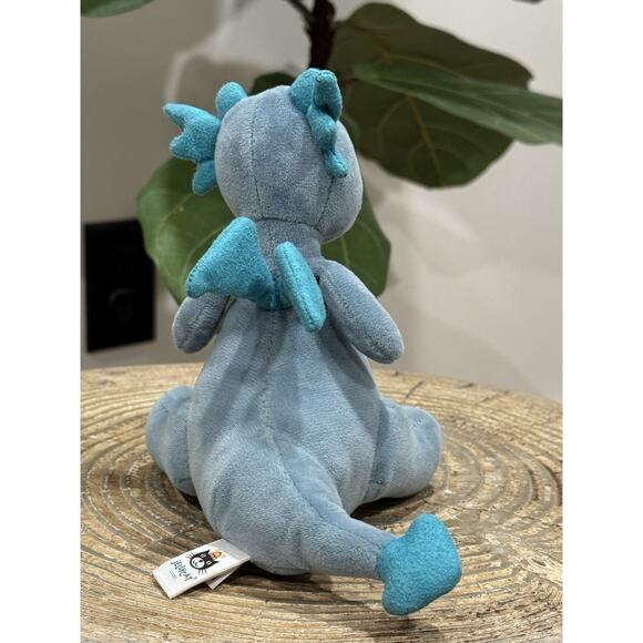 Jellycat Little Puff Sapphire Dragon Plush Blue Small Jelly Cat Stuffed Animal - Picture 4 of 9